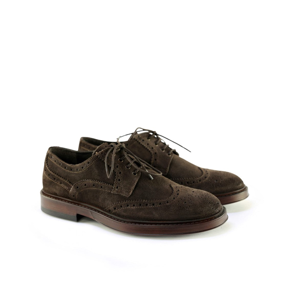 Ton Gout Refined Derby Shoes With Intricate Brogue Detailing