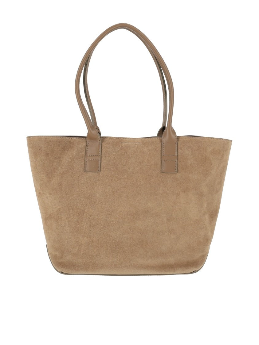 Hogan Medium Address Suede Tote Bag