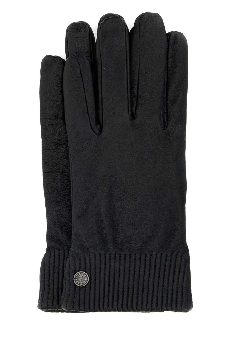 Canada Goose Black Leather Gloves