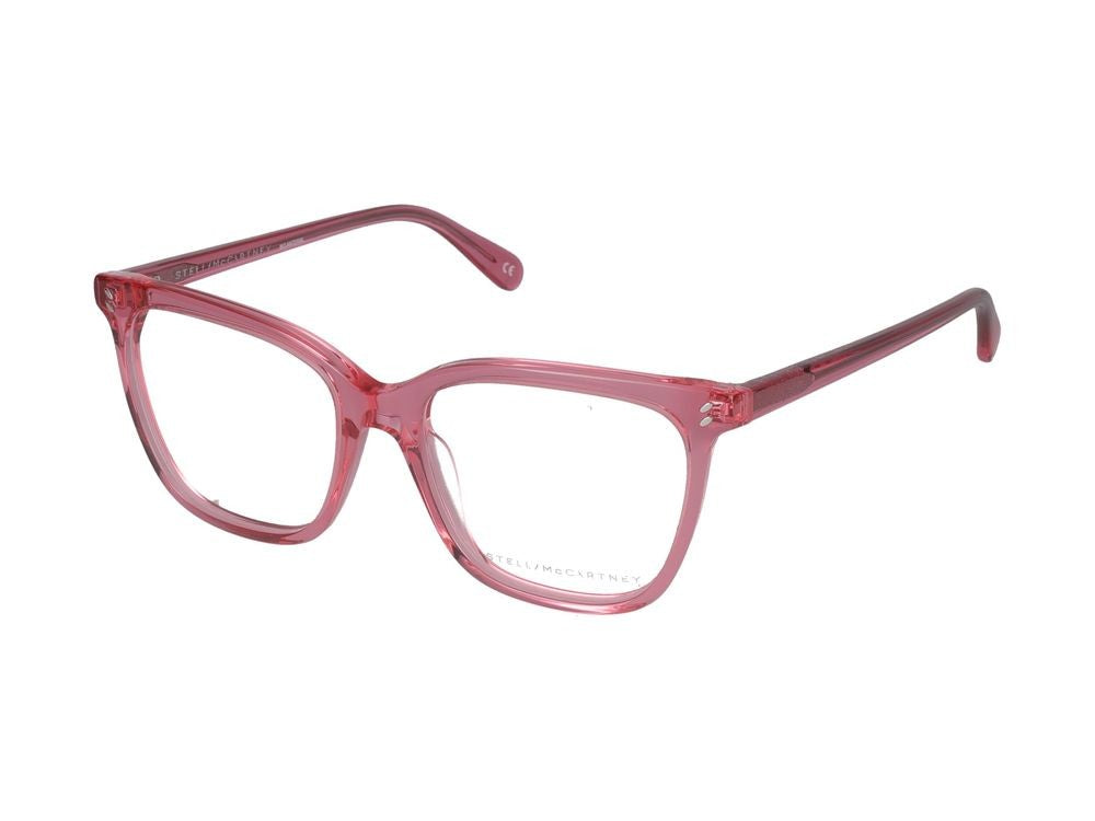 Stella Mccartney Eyeglasses Sc0144o 005 Pink Pink Transparent 51/17/145