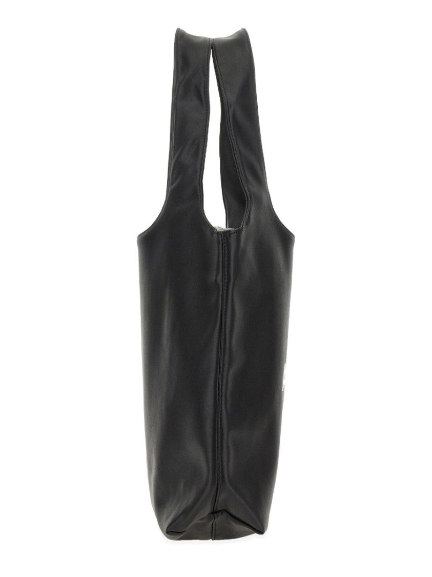 A.P.C. Spacious Matte Finish Tote Bag With Bold Logo
