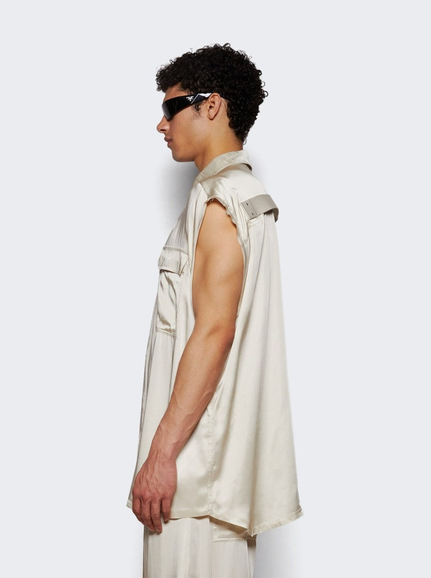 Rick Owens Jumbo Sleeveless Shirt Dinge