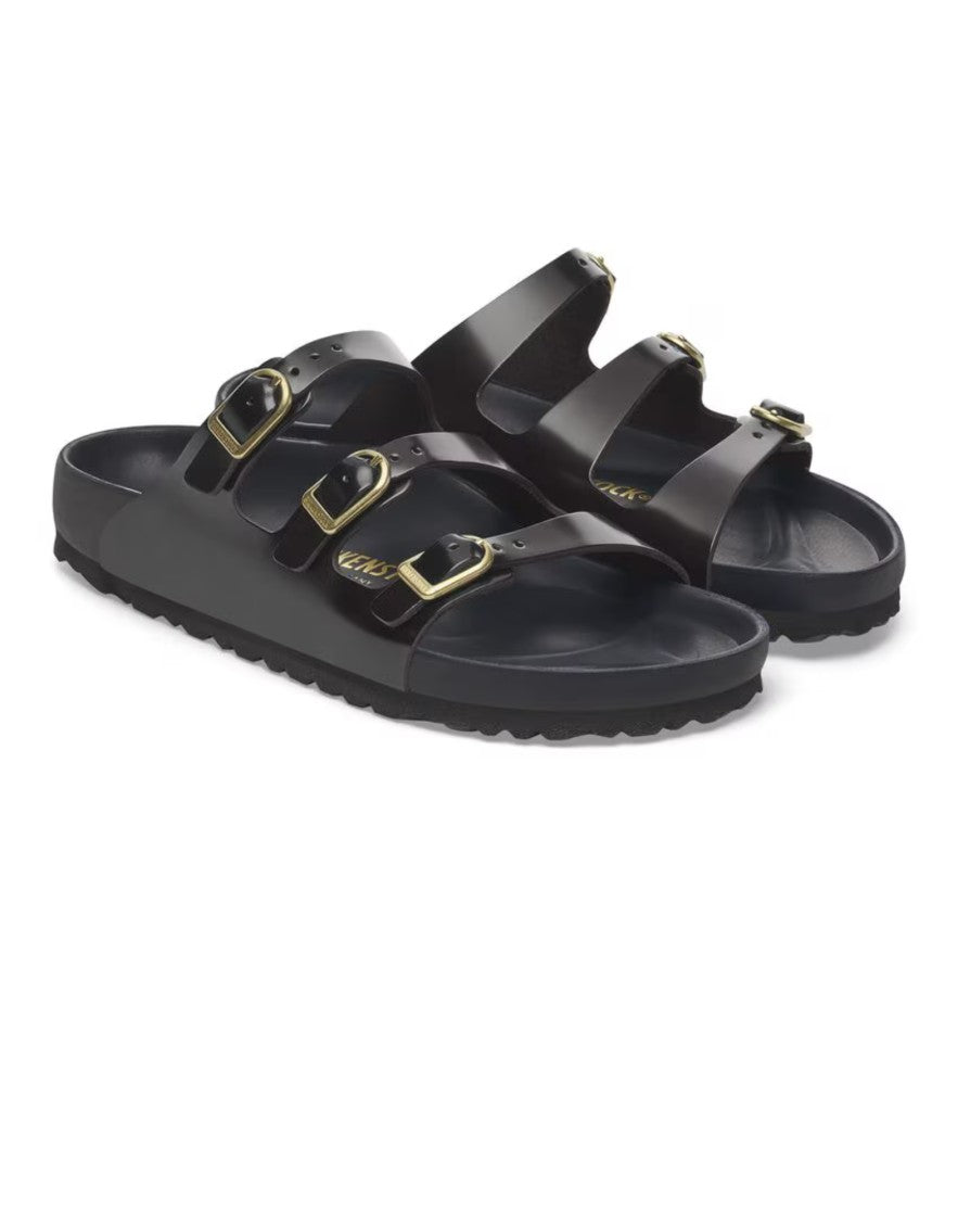 Birkenstock Florida Exquisit D-Buckle Patent Sandals
