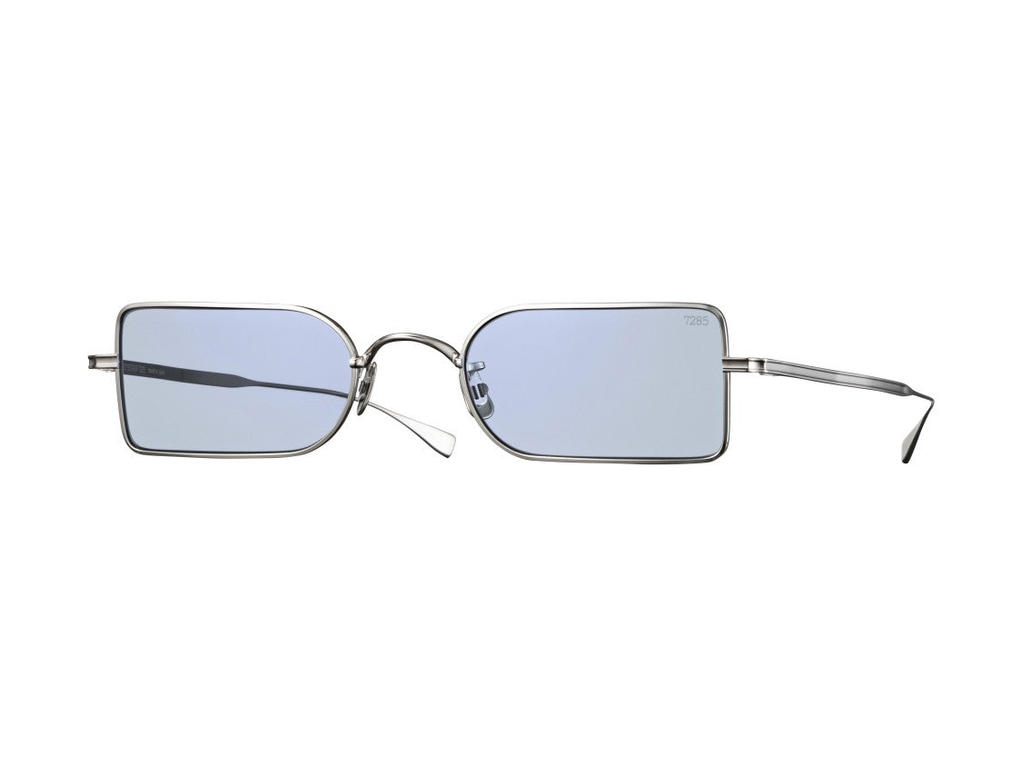 Eyevan Blue 798 Sun Thin Metal Rectangular Sunglasses