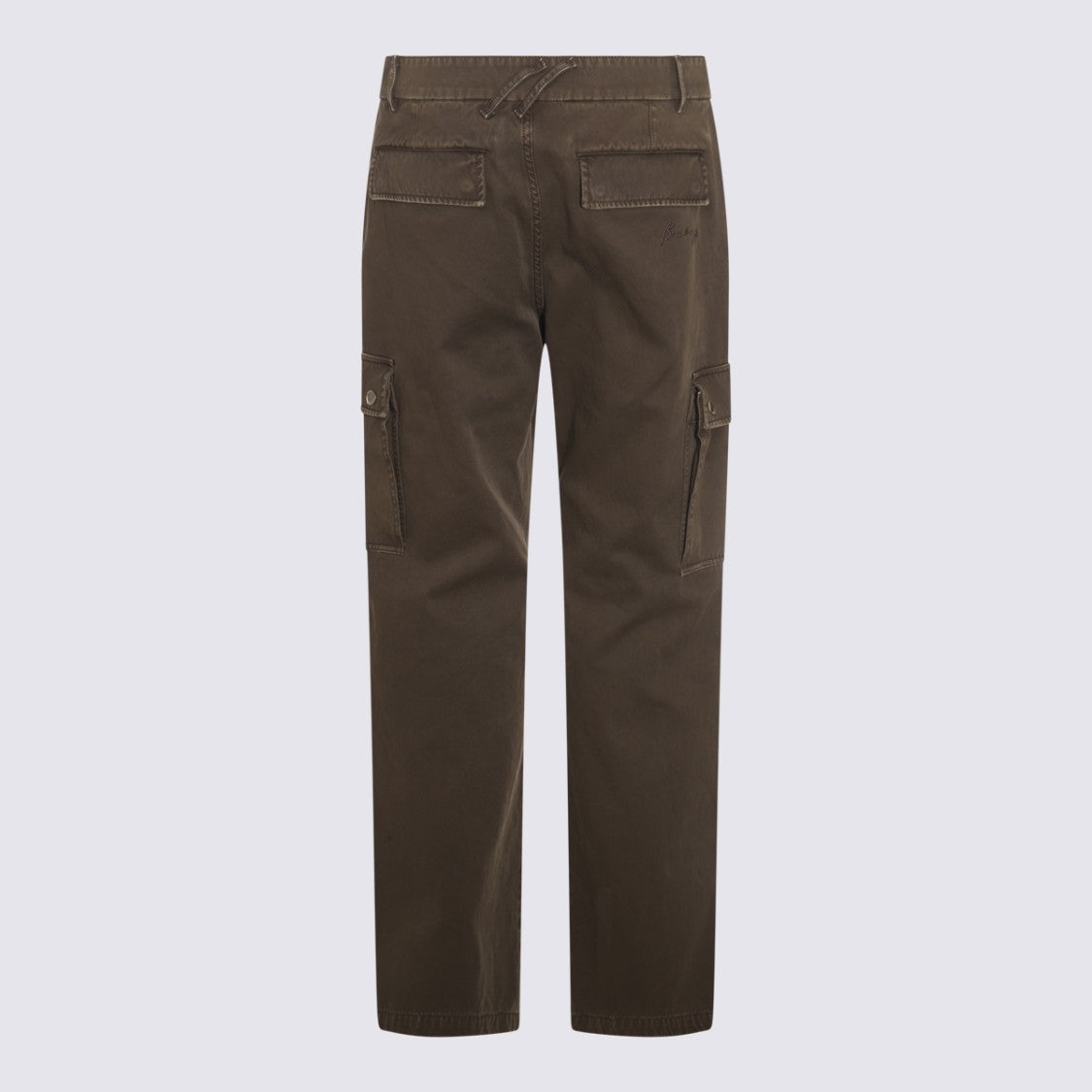 Burberry Straight-Leg Trousers With Utility Pockets And Mid-Rise Waist