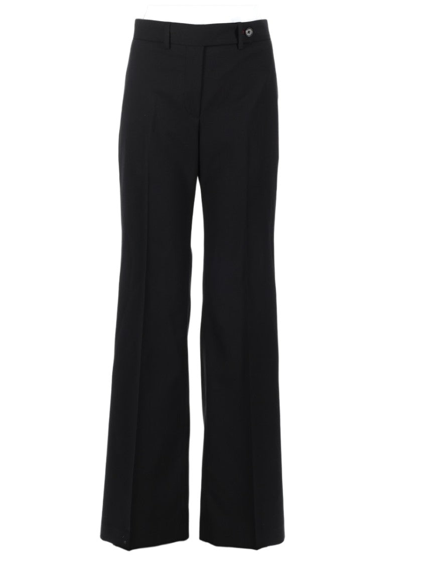 Paul Smith Bootcut Tailored Pants With Concealed Fastening And Buttoned Welt Pockets