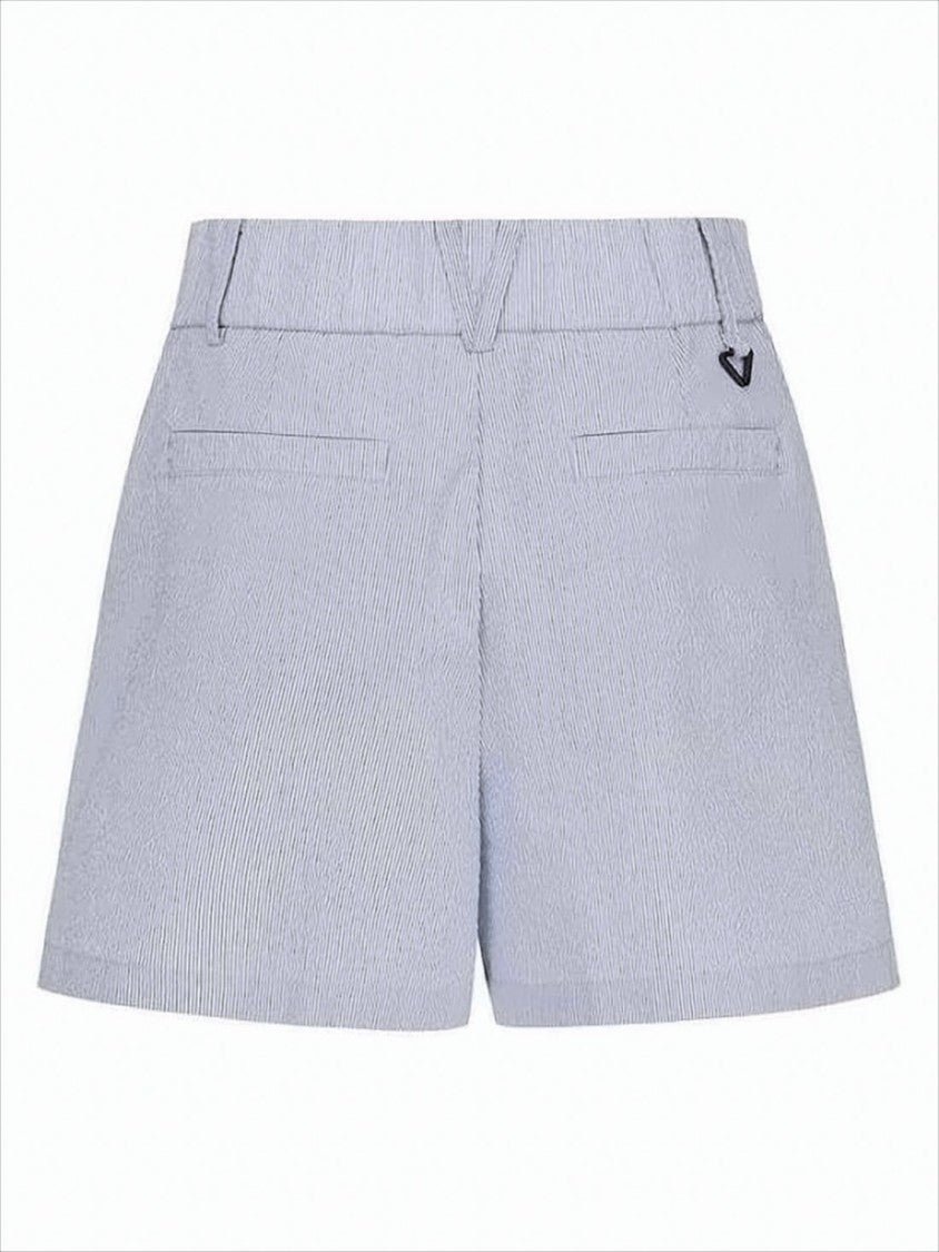 Vice Golf Subtle Pinstripe Shorts With Pleat Detail