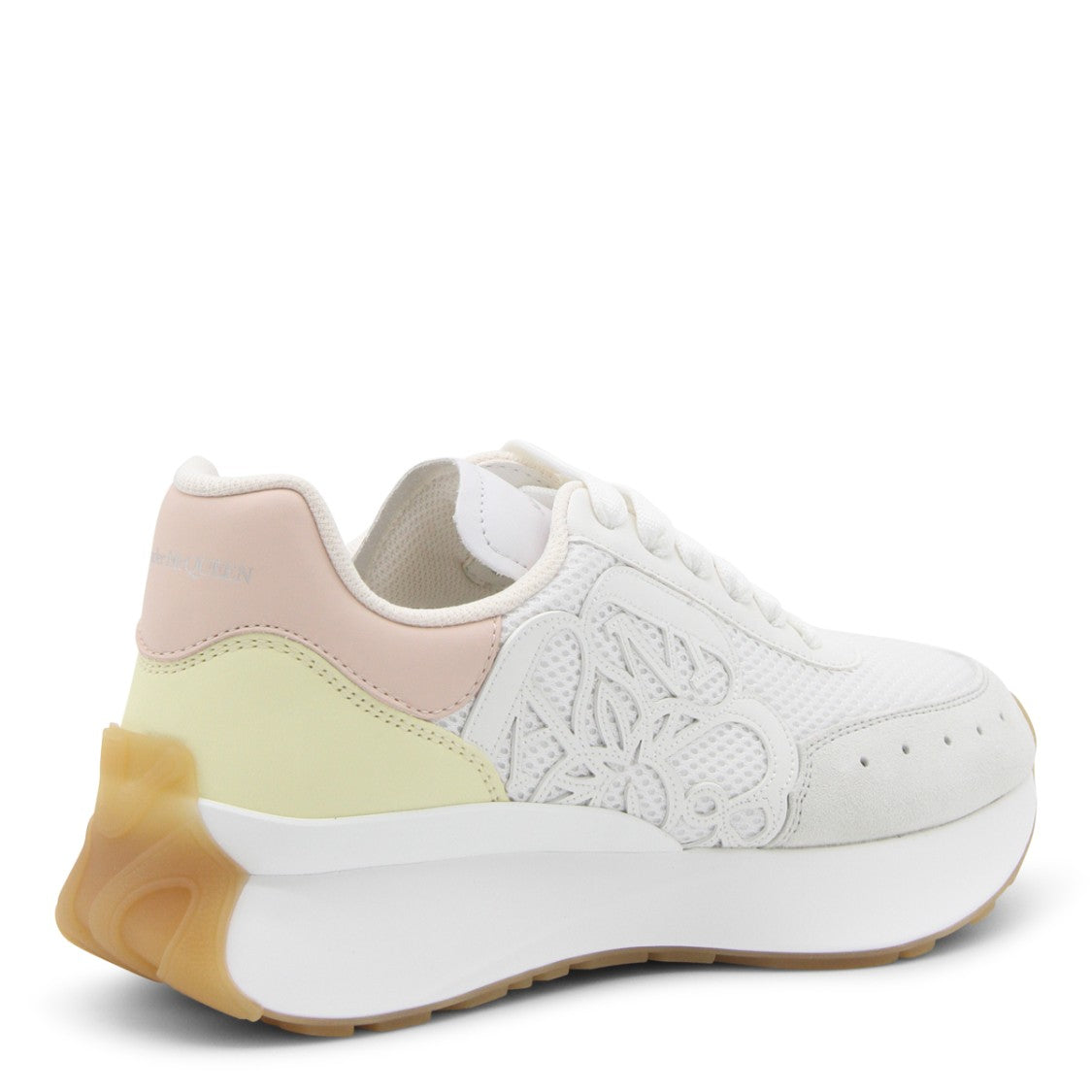 Alexander Mcqueen White Cotton Laces Sneakers
