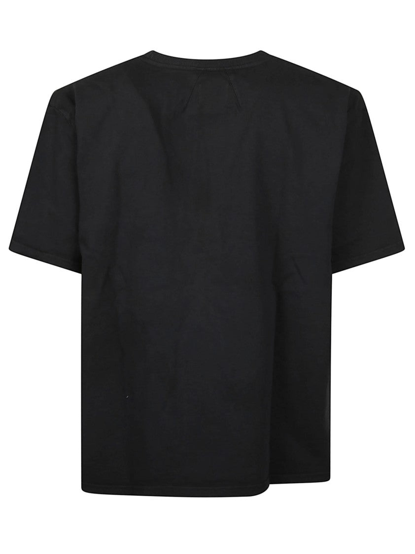 Rhude Black Rossa Cotton Logo T-Shirt