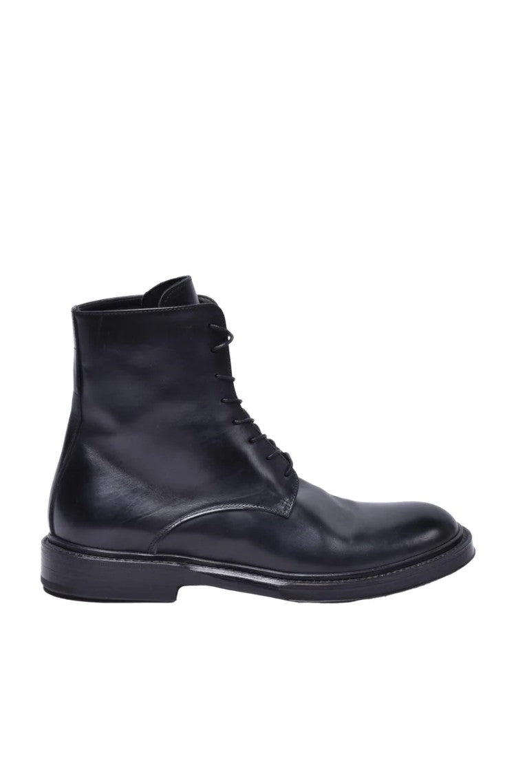 Damy Leather Ankle Boot - Black