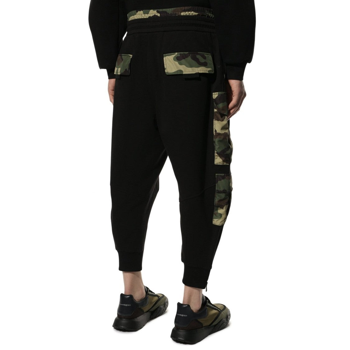 Dolce & Gabbana Camo Sweatpants With Zipped Cuffs