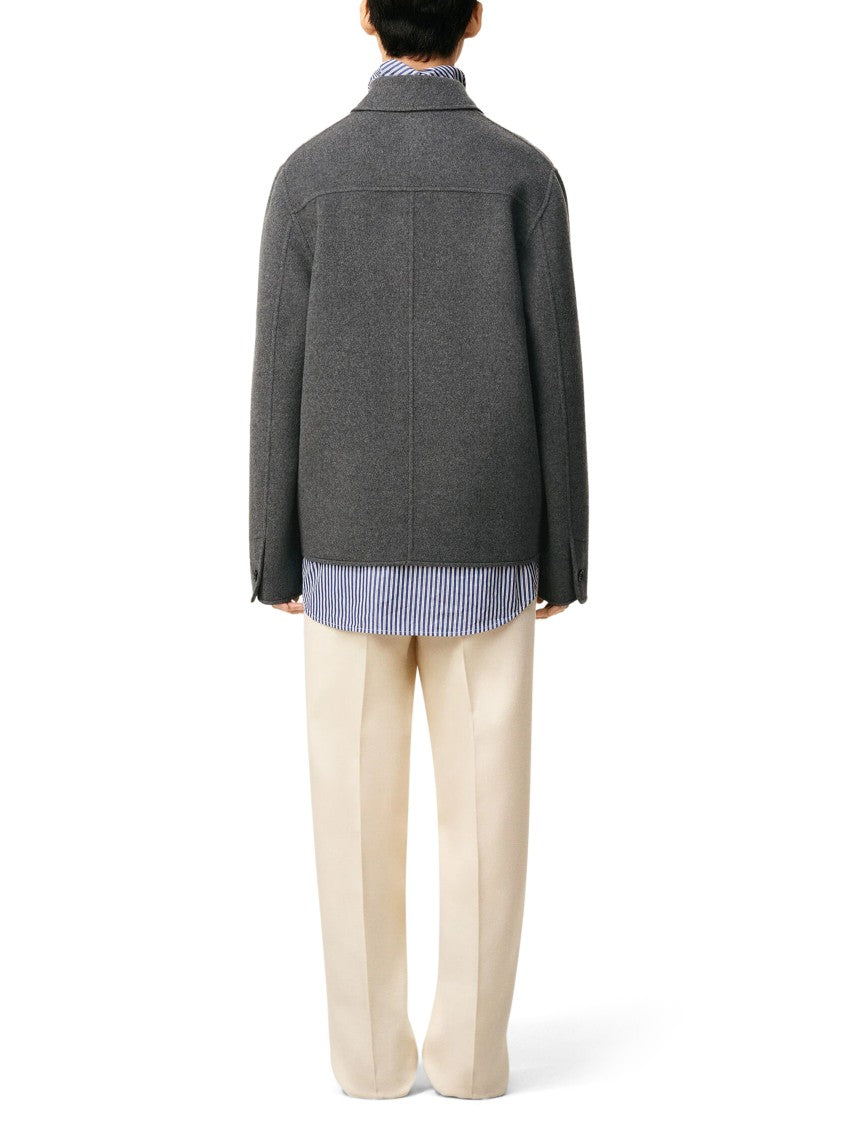 Ami Blouson-Style Jacket In Soft Virgin Wool