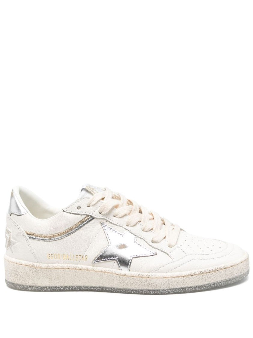 Golden Goose Ballstar Sneakers With Laminated Star