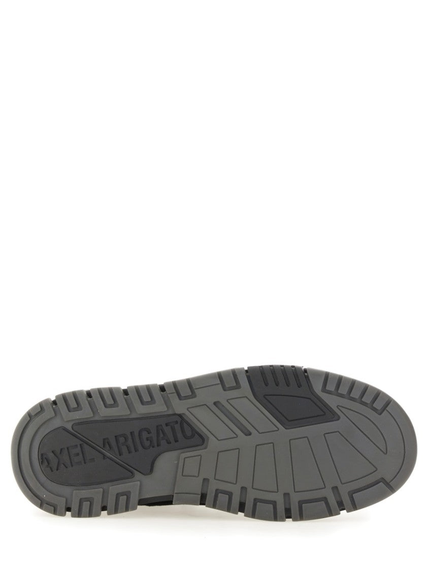 Axel Arigato Area Low-Top Perforated Leather-Suede Sneakers
