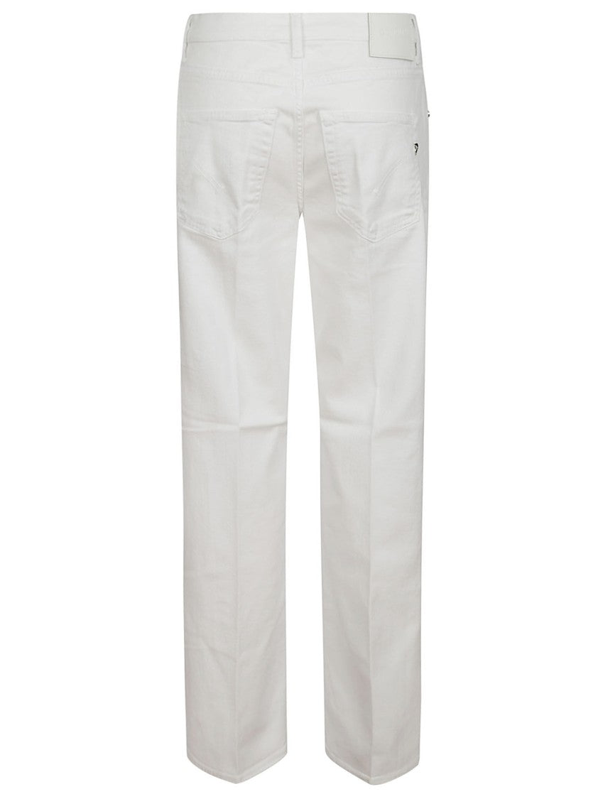Dondup High-Waisted Five-Pocket Super Skinny Bootcut Trousers