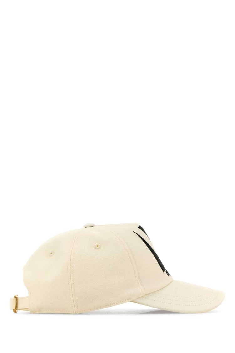 Valentino Garavani Ivory Cotton Baseball Cap