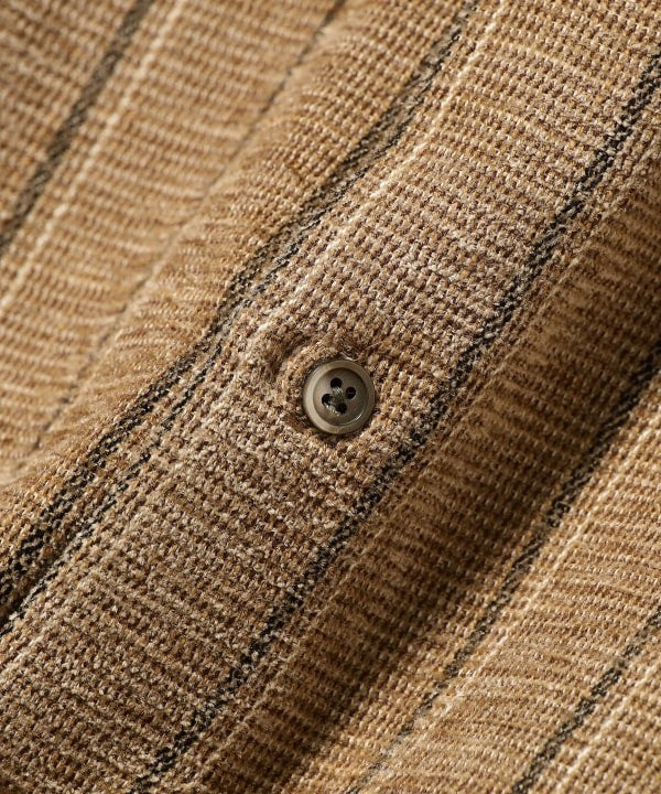 Beams Moleskin Shirt With Relaxed Silhouette