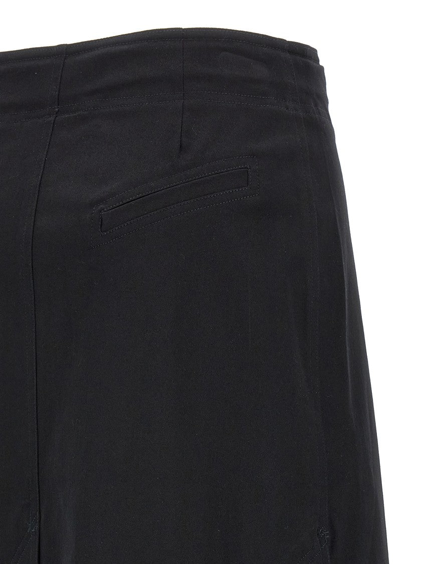 Ganni Herringbone Canvas' Skirt