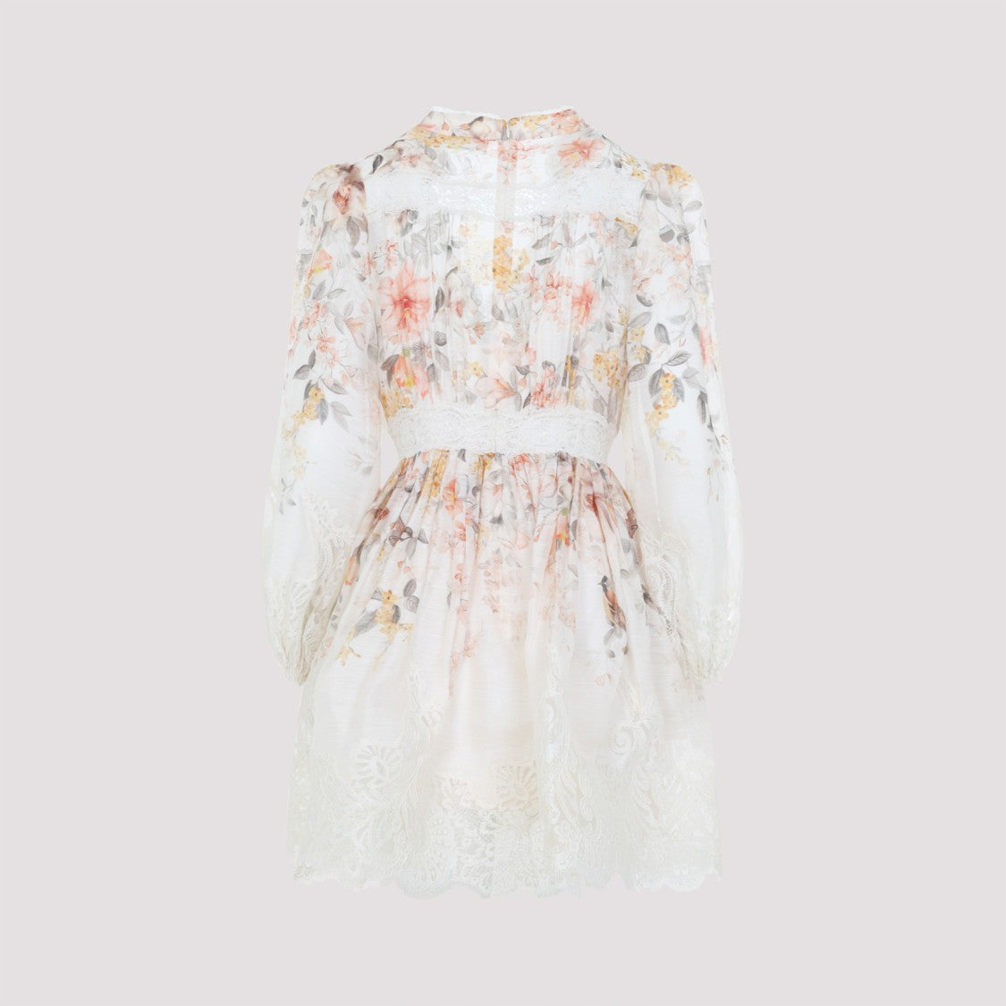 Zimmermann Floral Print Mini Dress