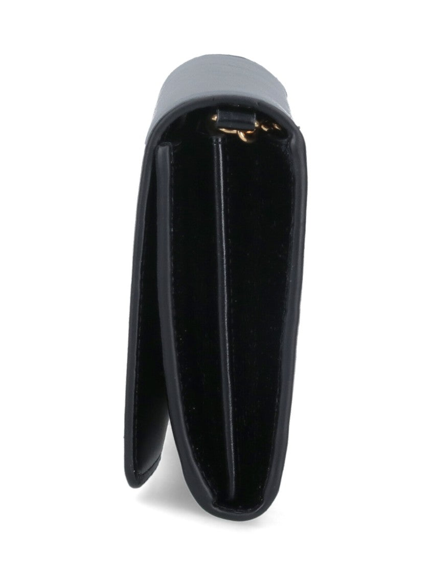 Chloé Chain Wallet "Iconic" – Black