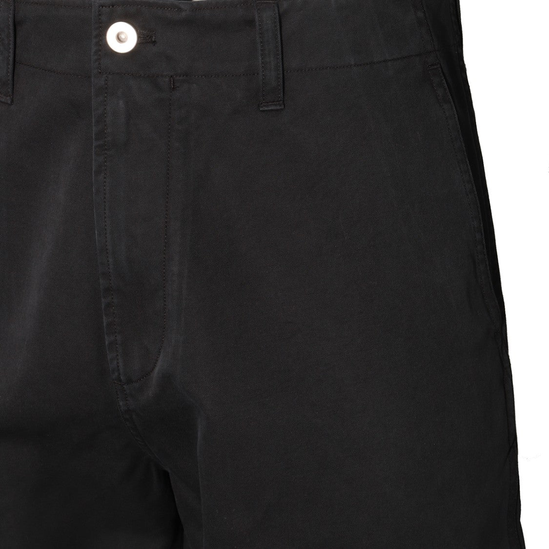 Burberry Straight-Leg Black Cotton Trousers With Classic Detailing