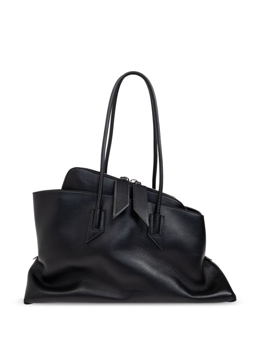 The Attico Black Handbag With Spacious Interior