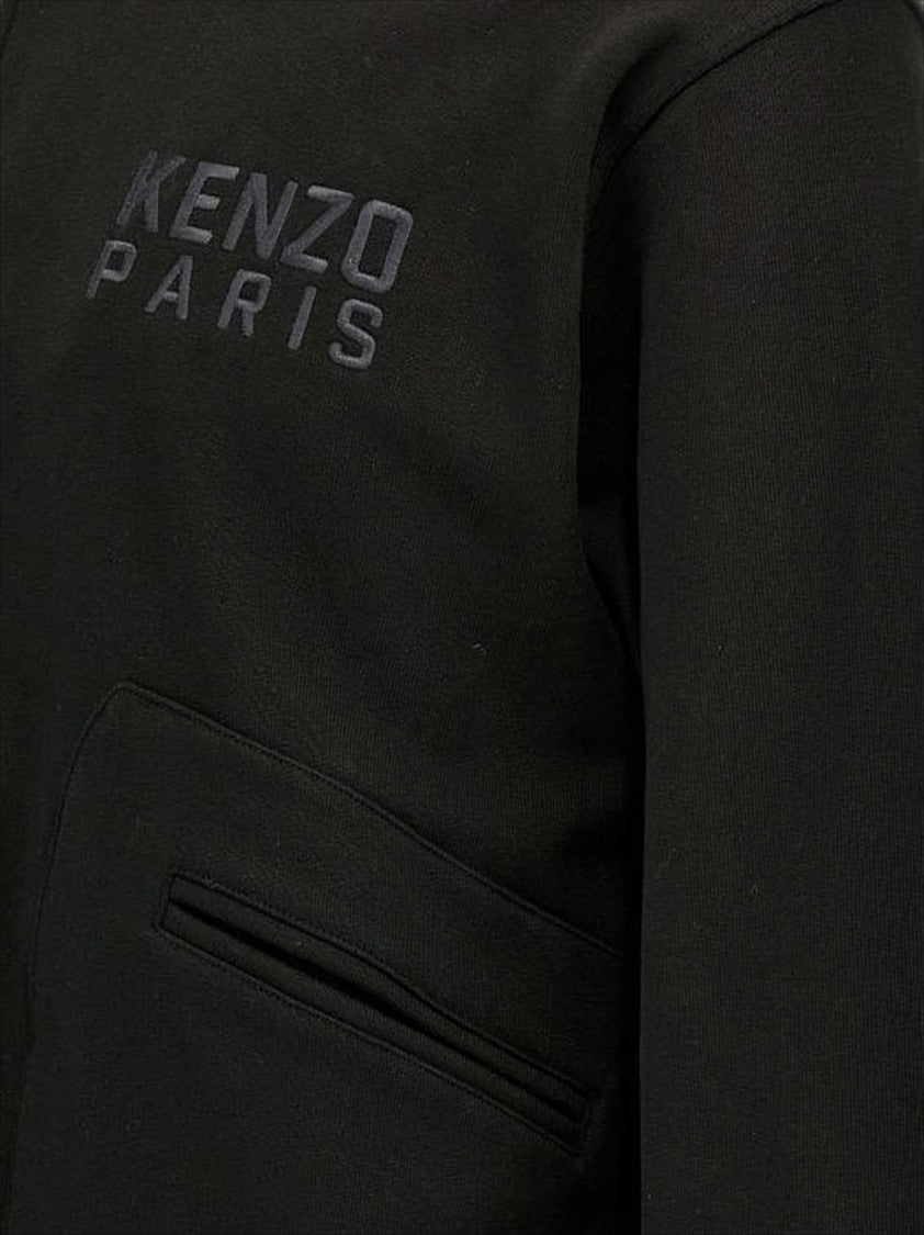 Kenzo Bomber Jacket With Embroidered Tiger Motif