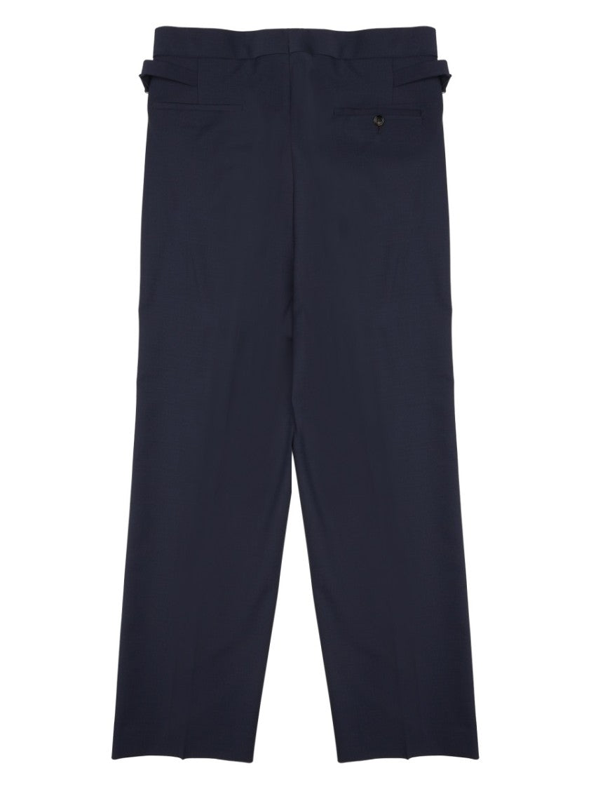 Be Able Straight-Leg Cropped Trousers With Pleated Front