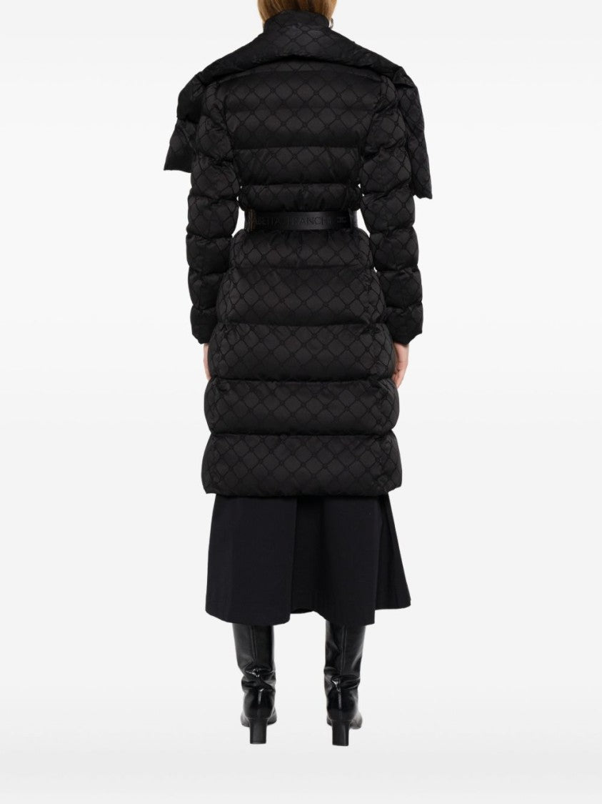 Elisabetta Franchi Puffer Jacket With Quilted Pattern