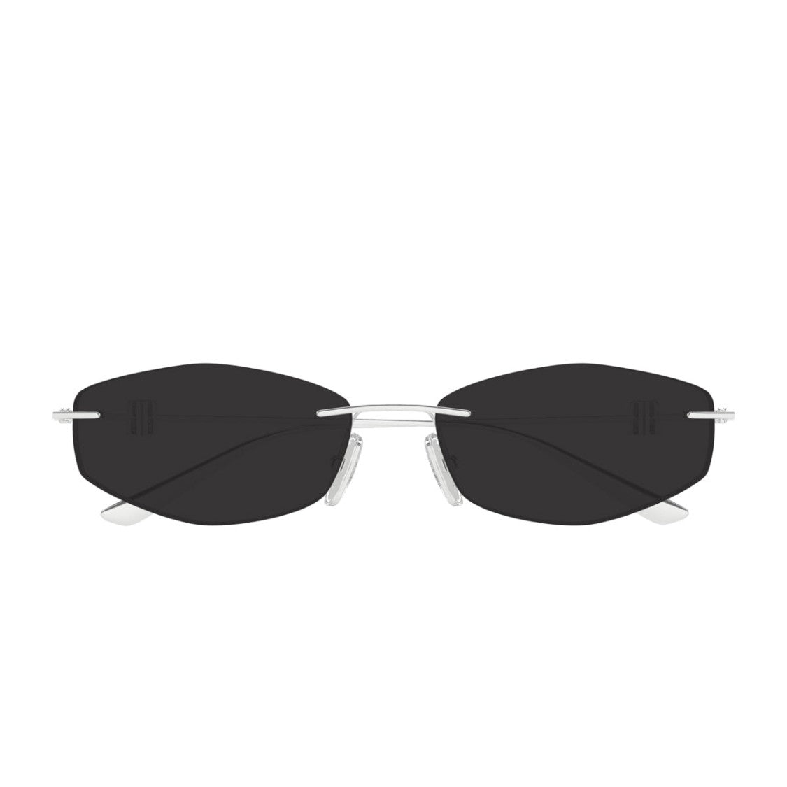 Balenciaga Silver Everyday Rimless Geometric Sunglasses