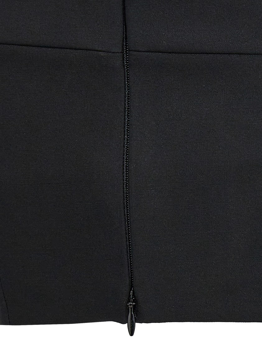 Mcqueen Crop Lapel Corset' Top