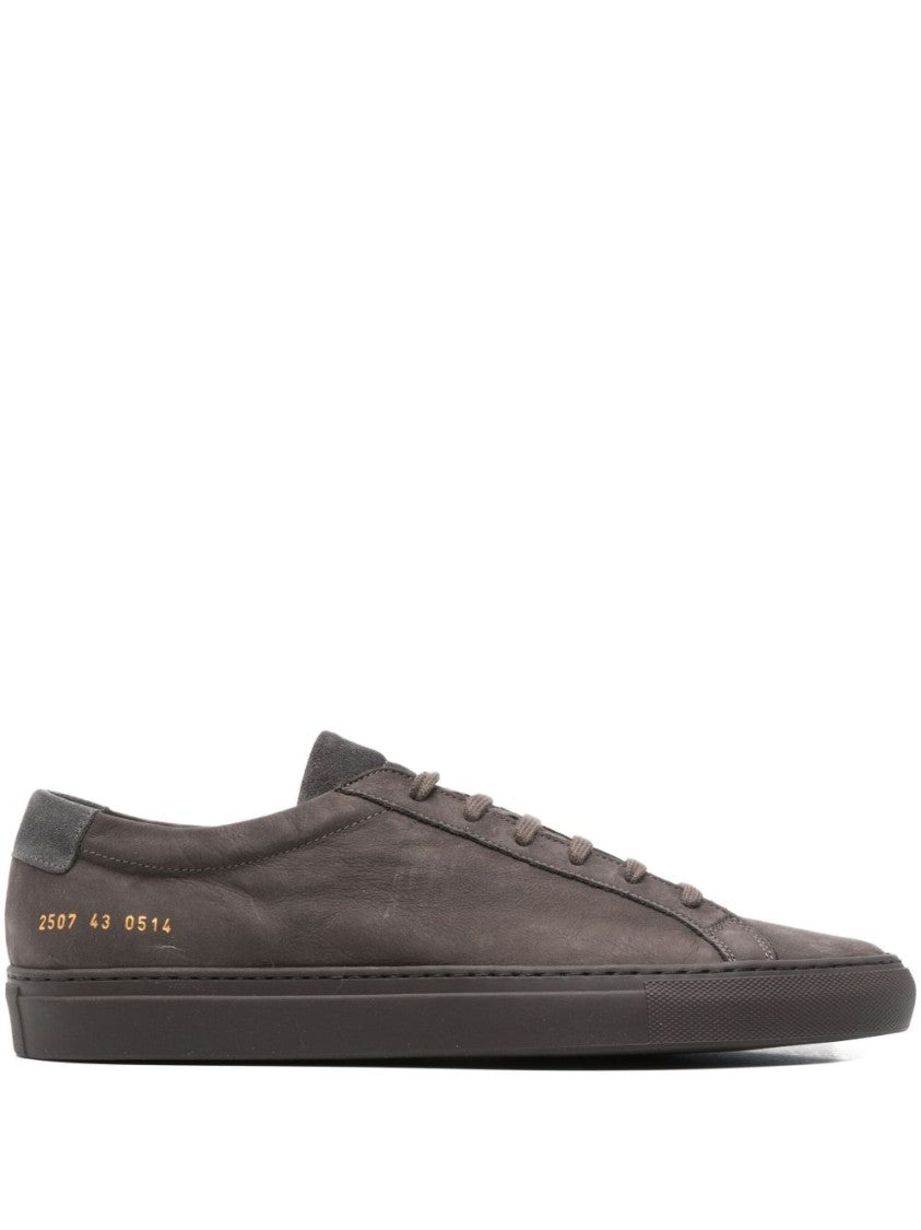 Common Projects Gray Leather Sneakers