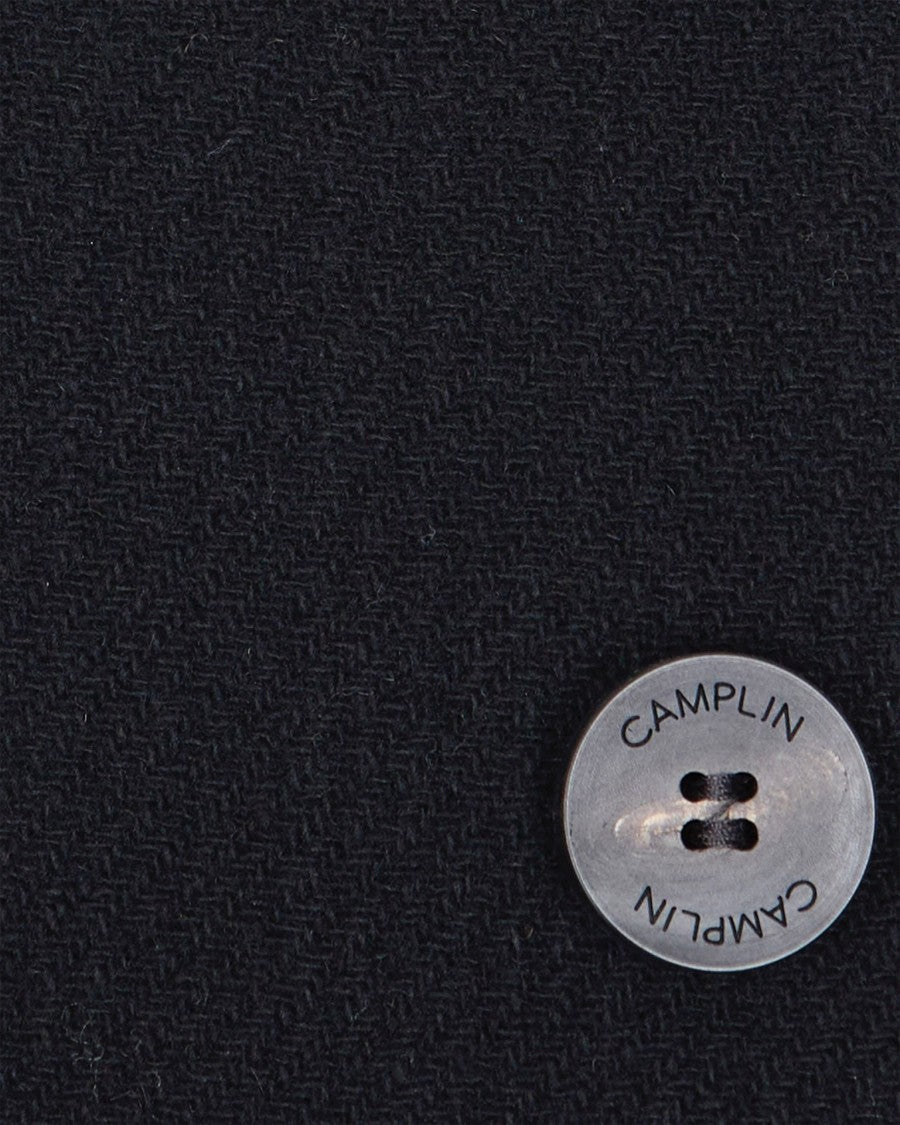 Camplin Water-Repellent Wool Blend Peacoat