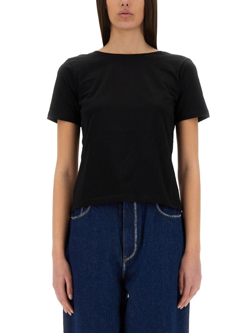 Nina Ricci Slim-Fit T-Shirt With Draped Open Back