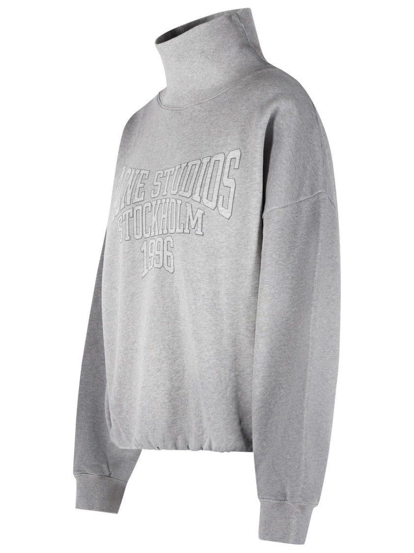 Acne Studios Gray Cotton Sweatshirt