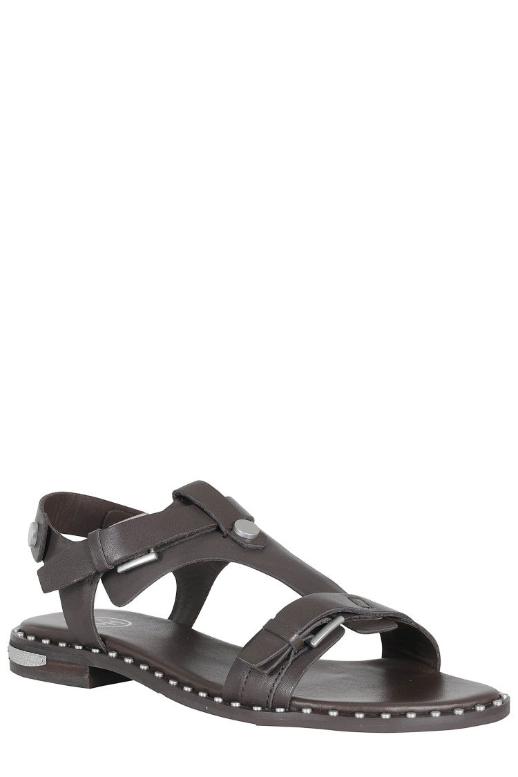 Ash Brown Piper Leather Sandals