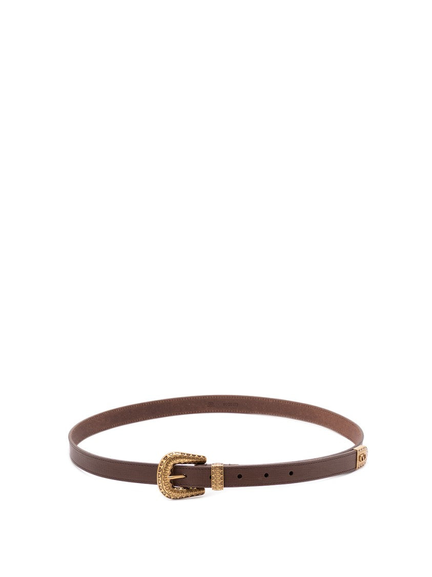 Valentino Garavani `Vlogo Signature` Leather Belt
