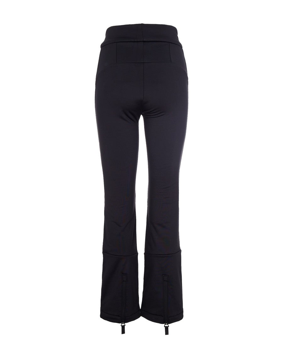 K-Way Sci Softshell Black Technical Pants With Ergonomic Design
