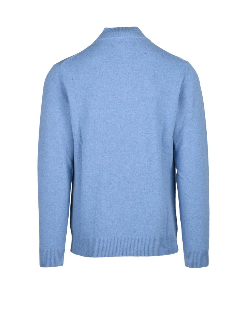 Daniele Fiesoli Merino Wool Cashmere Sweater - Light Blue