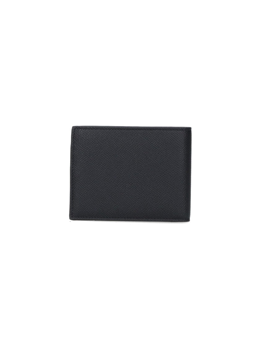 Ferragamo "Gancini" Bi-Fold Wallet Black