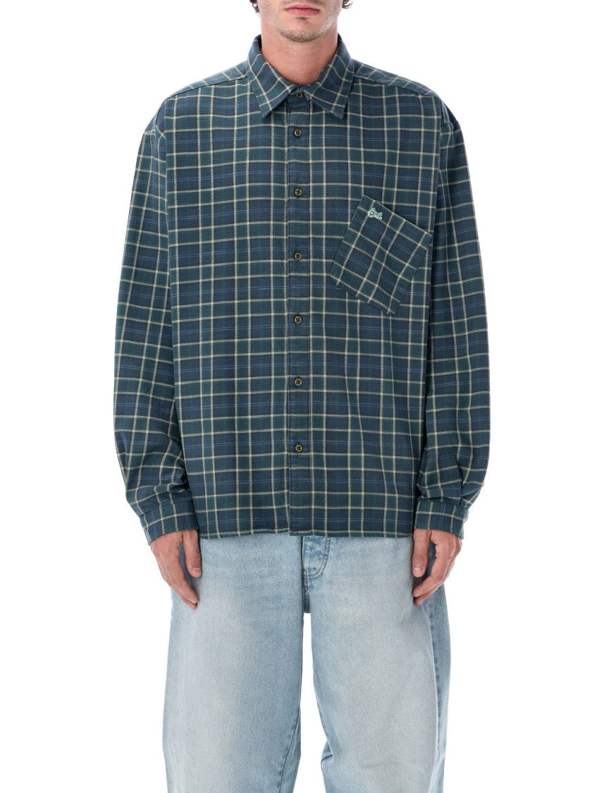 Erl Plaid Woven Overshirt