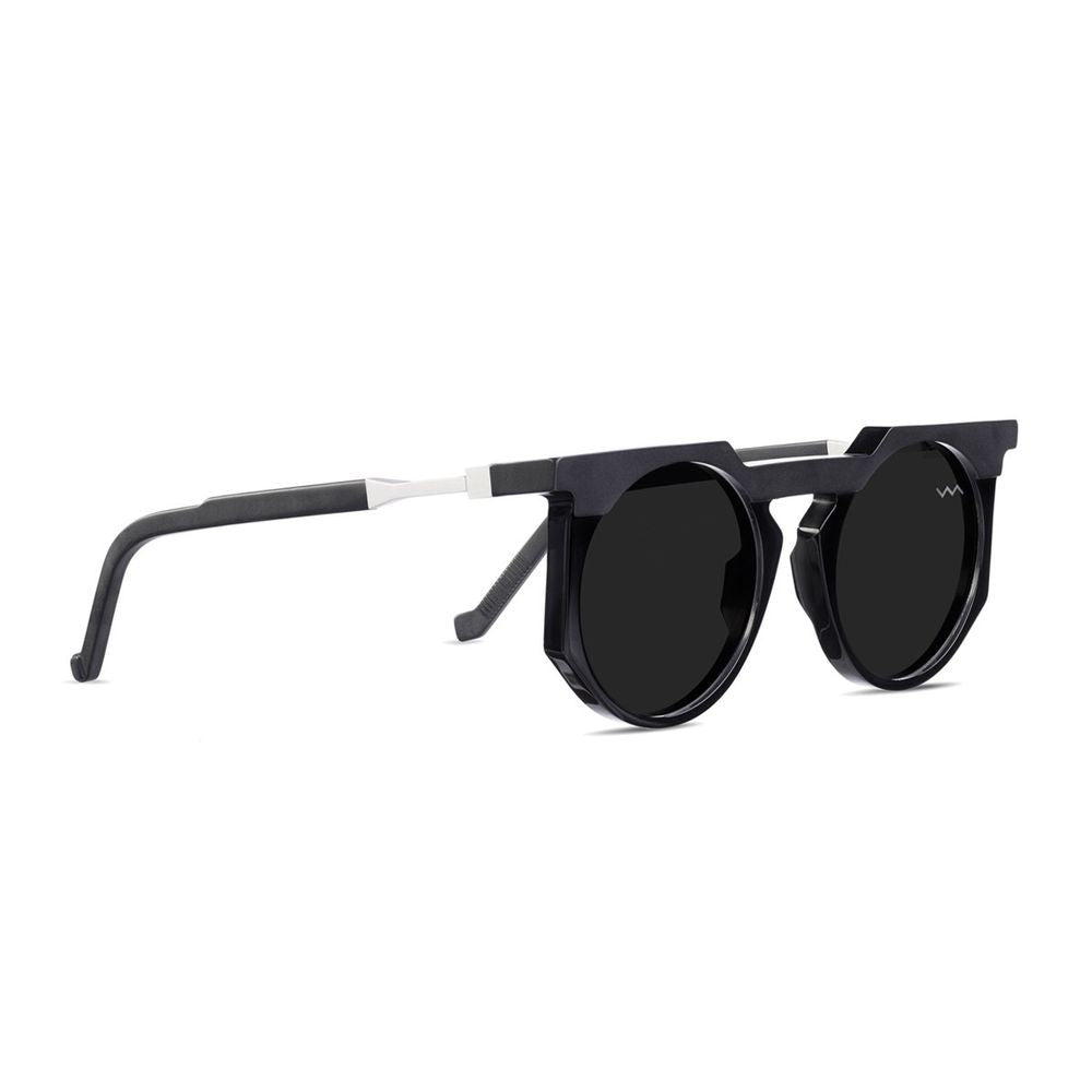 Vava Wl0026 White Label Sculpted Round Bio-Acetate Sunglasses