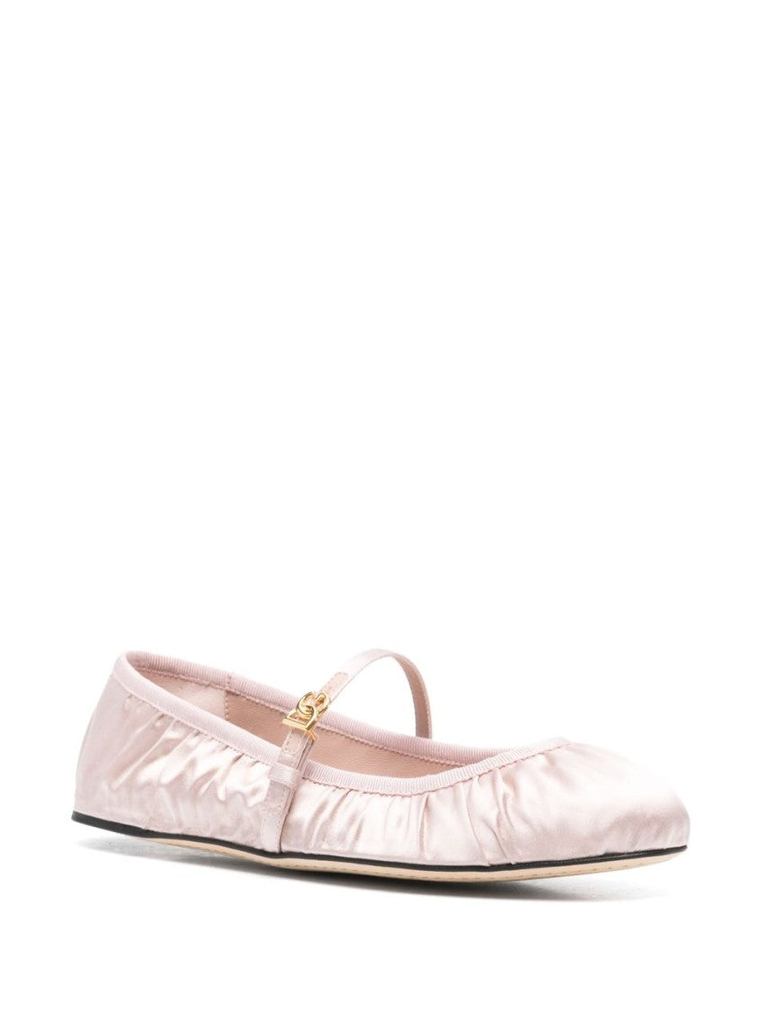 Dolce & Gabbana Satin Ballet Flats