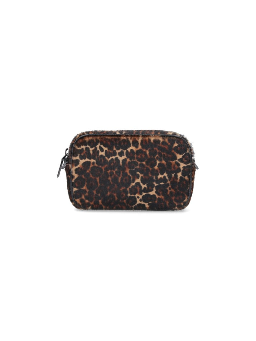 Golden Goose Medium Brown Leather Bag With Structured Silhouette