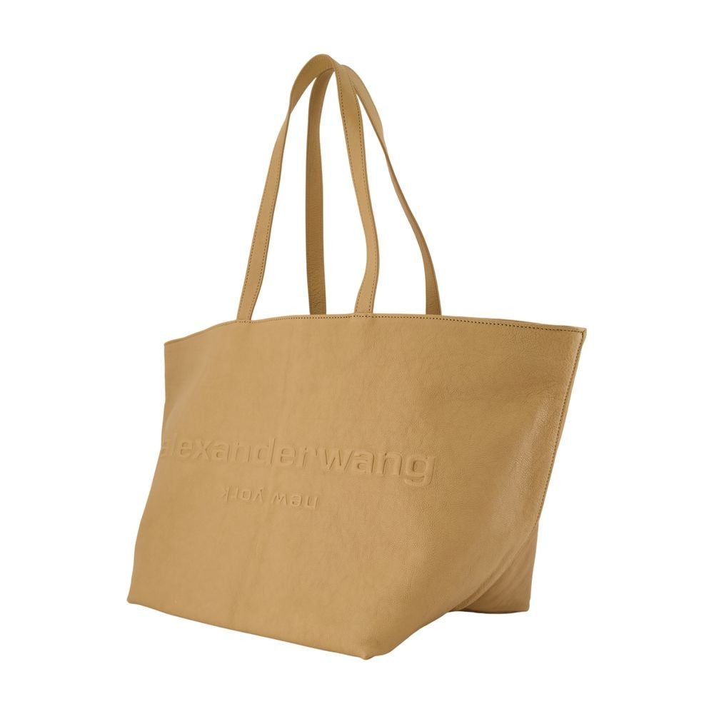 Alexander Wang Punch Shopper Bag - Leather - Beige
