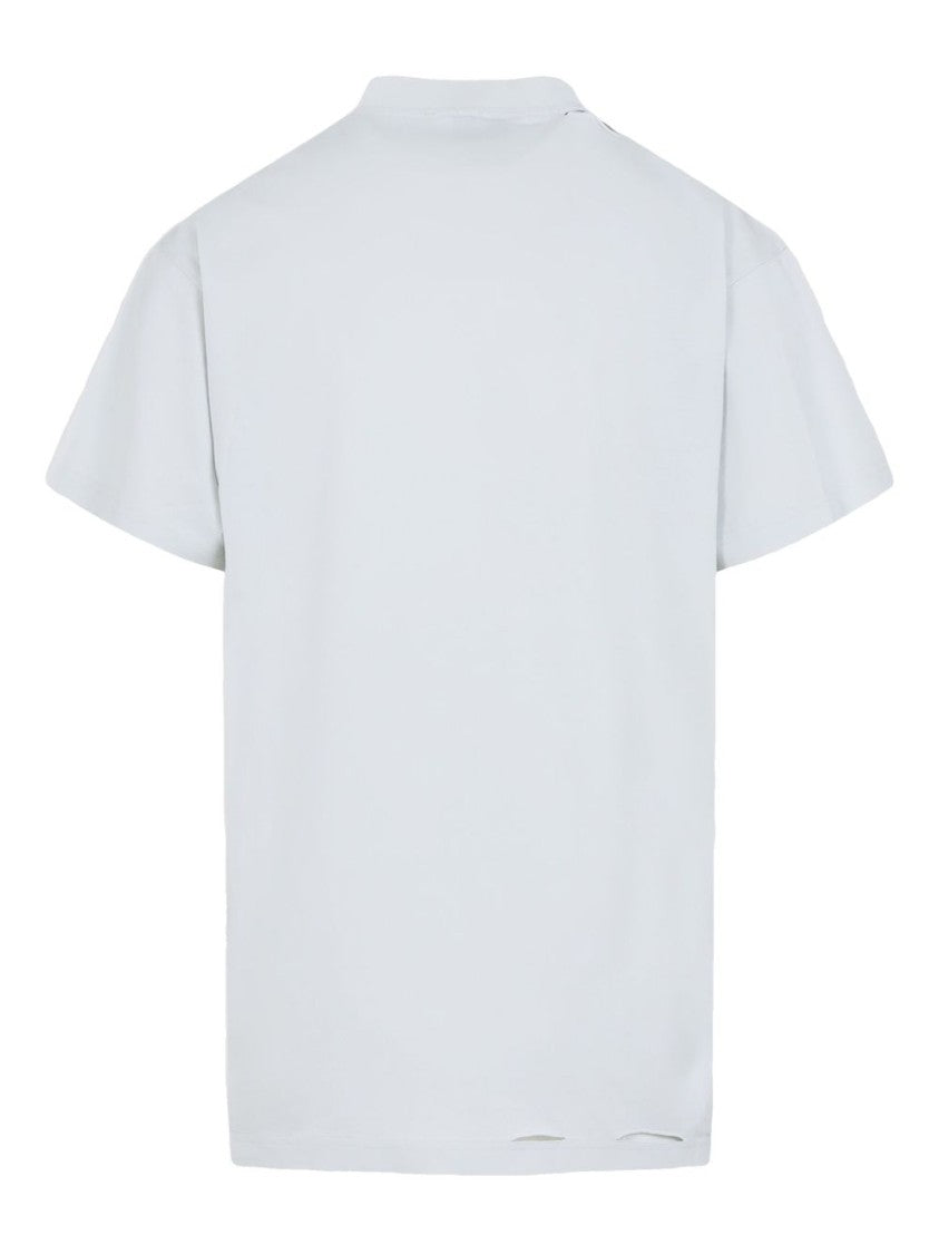 Balenciaga Oversized Optical Print T-Shirt