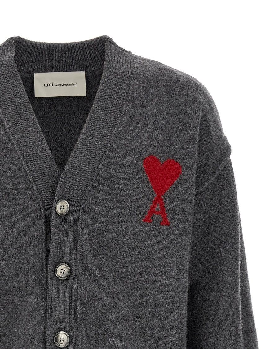 Ami Paris Ami De Coeur' Cardigan
