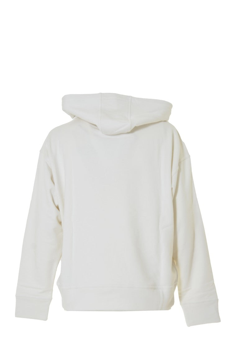 Jil Sander Organic Cotton Hoodie With Contrasting Logo