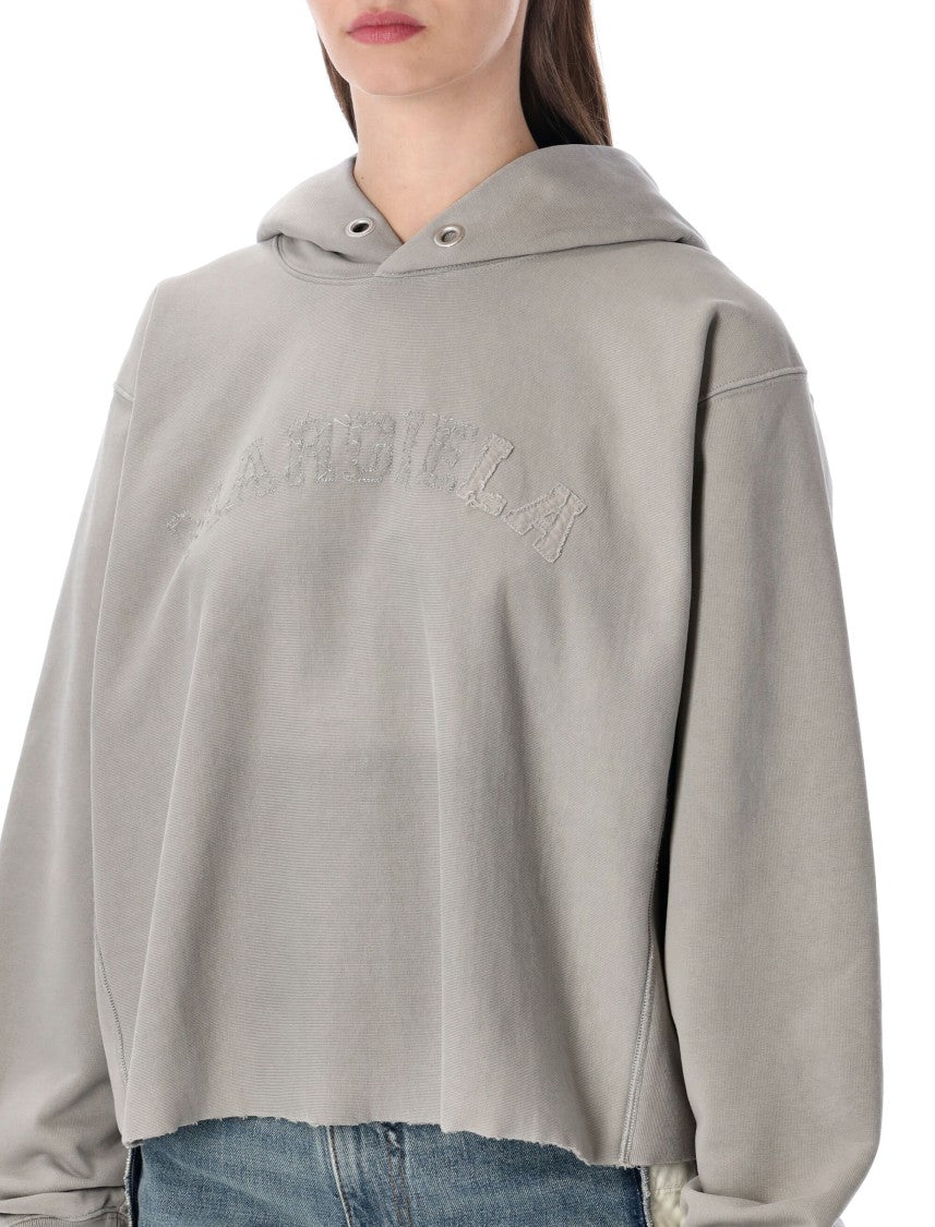 Maison Margiela Minimalist Crew Neck Sweatshirt With Ribbed Details