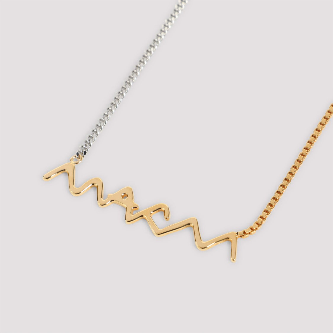Marni Gold And Palladium Brass Necklace
